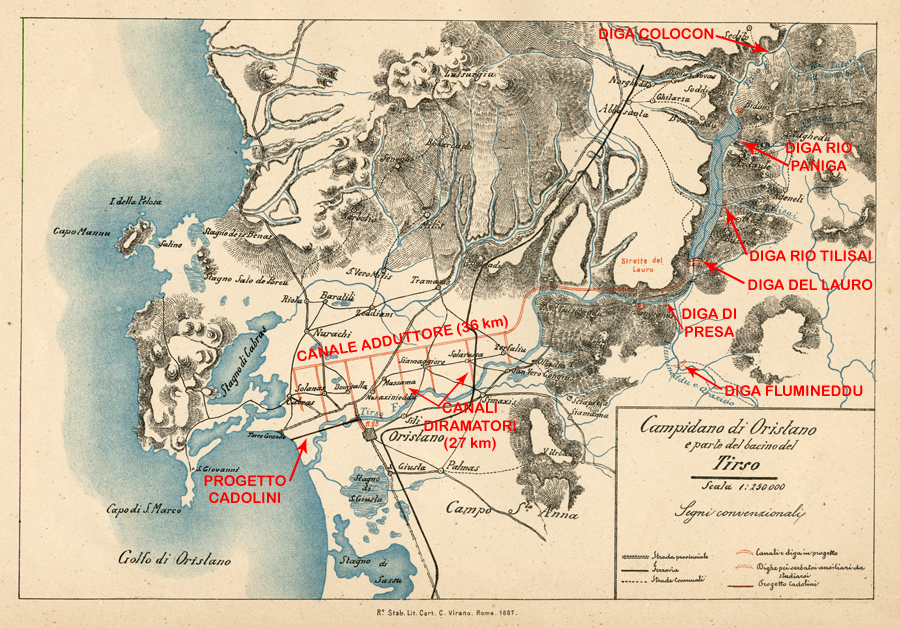 Corografia Campidano Cagliari